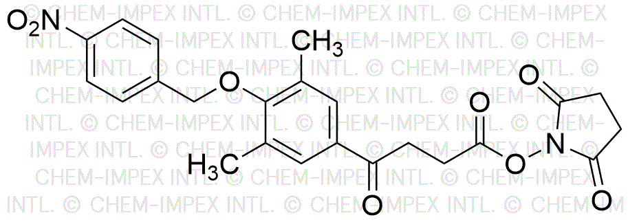 Succinimidyl 4-[3,5-dimethyl-4-(4-nitrobenzyloxy)phenyl]-4-oxobutyrate