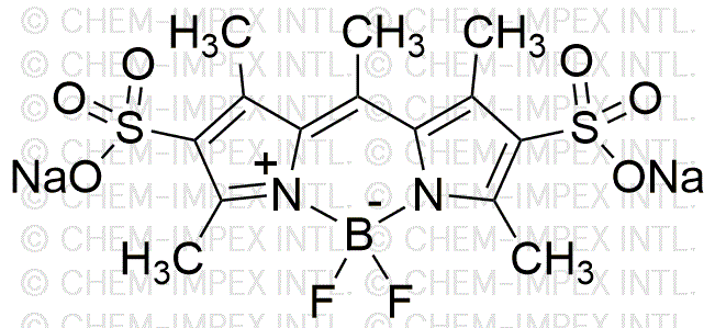 [[(3,5-Dimethyl-4-sulfo-1H-pyrrol-2-yl)(3,5-dimethyl-4-sulfo-2H-pyrrol-2-ylidene)methyl]methane](difluoroborane) disodium salt