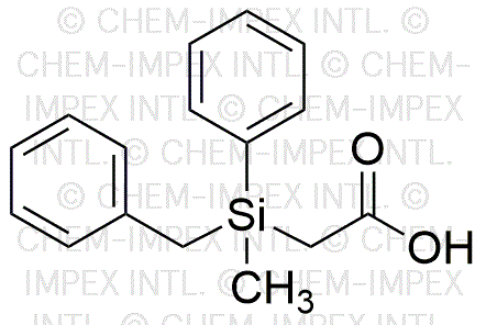 (-)-Benzylmethylphenylsilylacetic acid