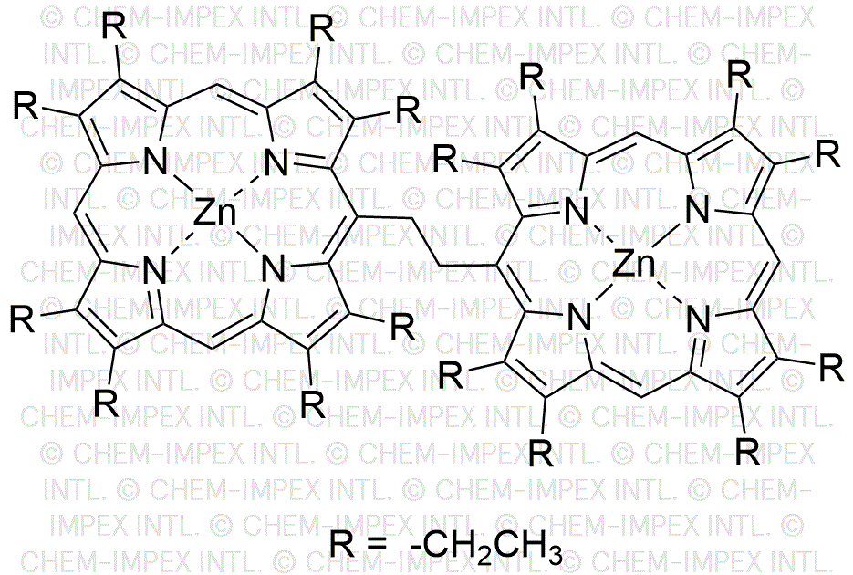 Bis(porfirina de zinc) (aproximadamente 5 µmol/L en diclorometano)