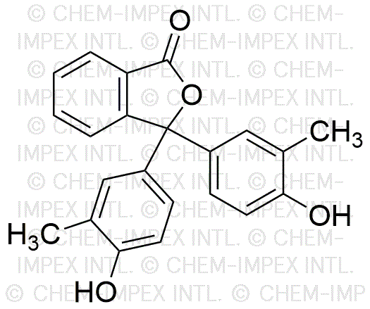 o-crésolphtaléine (0,04 % dans environ 95 % d'éthanol) [pour la détermination du pH]