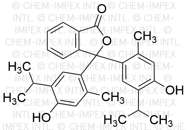 Timoftaleína (0,1 % en aproximadamente etanol al 95 %) [para determinación de pH y titulación]