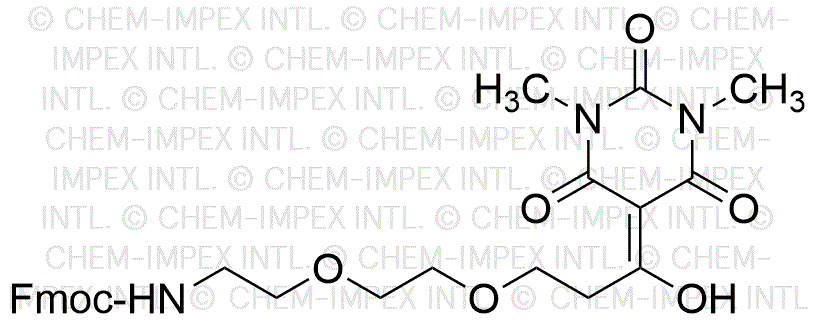 N-Fmoc-N-(2-{2-3-1,3-imetil-,4,6-rioxo-,3-iazinan-lideno)-hidroxipropoxi]etoxi}etil)carbamato