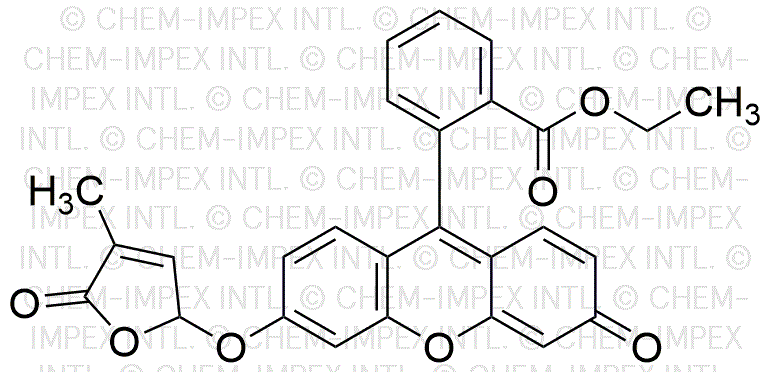 Éster etílico del ácido 2-[6-[(2,5-dihidro-4-metil-5-oxo-2-furanil)oxi]-3-oxo-3H-xanten-9-il]benzoico