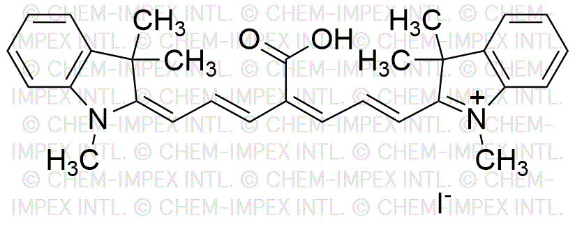 2-[4-carboxy-7-(1,3-dihydro-1,3,3-triméthyl-2H-indol-2-ylidène)-1,3,5-heptatrien-1-yl]-1,3,3-triméthyl-3H-iodure d'indolium