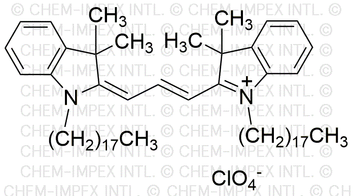 Solución de perclorato de 1,1?-dioctadecil-3,3,3?,3?-tetrametilindocarbocianina (1 mM en etanol)