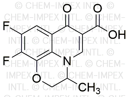 9,10-Difluoro-2,3-dihydro-3-methyl-7-oxo-7H-pyrido[1,2,3-de]-1,4-benzoxazine-6-carboxylic acid