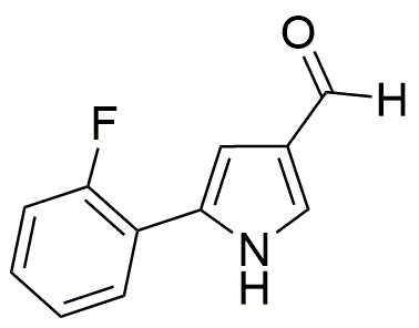 5-(2-fluorofenil)pirrol-3-carboxaldehído