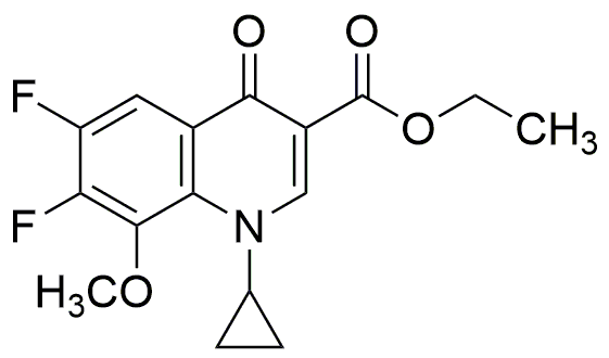 1-cyclopropyl-6,7-difluoro-1,4-dihydro-8-méthoxy-4-oxo-3-quinoléinecarboxylate d'éthyle