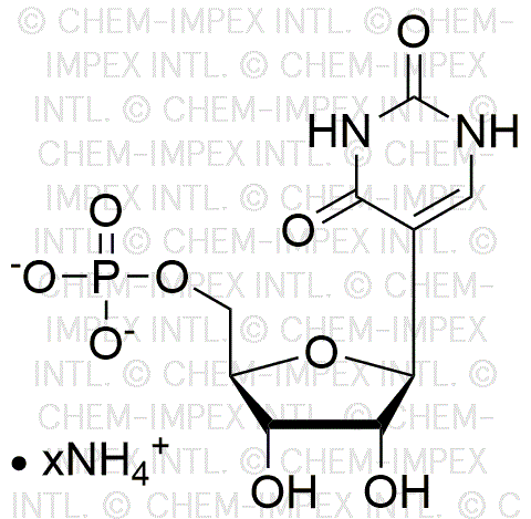 Solution de sel d'ammonium de pseudouridine 5'-monophosphate