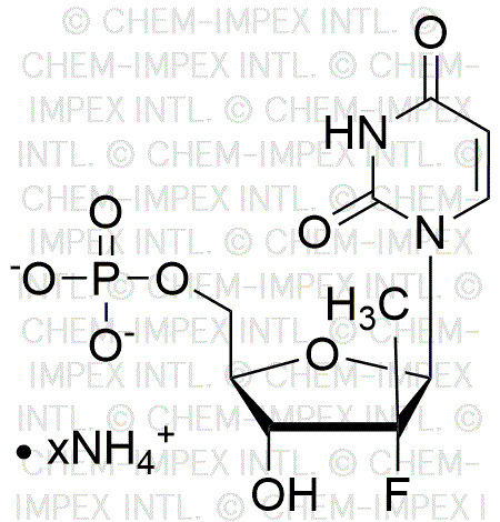 2'-F-2'-Me(up)-uridine monophosphate ammonium salt