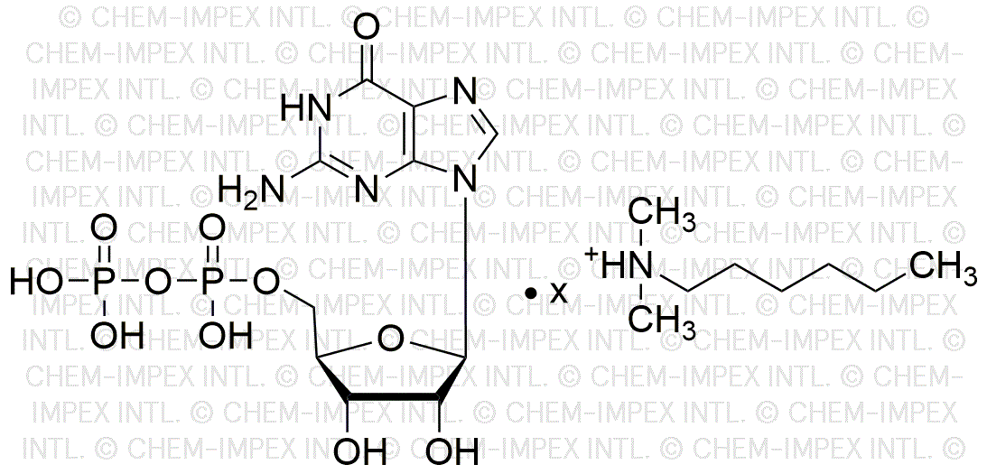 Sal de dimetilhexilamonio de 5'-difosfato de guanosina