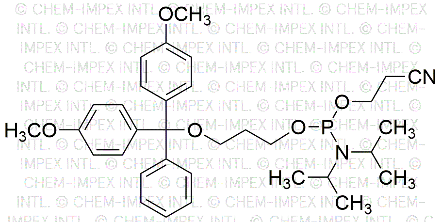 Fosforamidita de 3-(bis(4-metoxifenil)(fenil)metoxi)propilo (2-cianoetil)diisopropilo