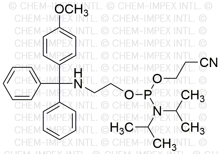 Phosphoramidite de liaison monométhoxytrityl-éthylamine