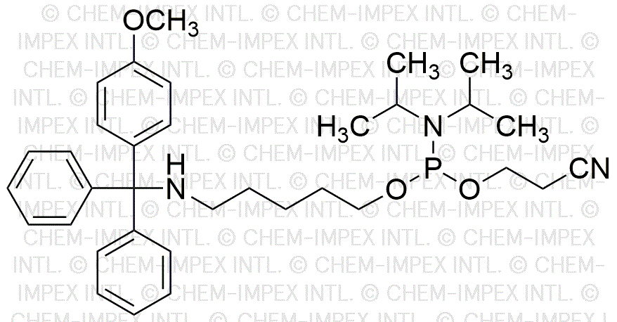 Phosphoramidite de liaison monométhoxytrityl-pentylamine