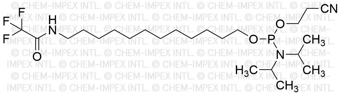 Diisopropilfosforamidita de 2-cianoetilo (12-(2, 2, 2-trifluoroacetamido)dodecil)