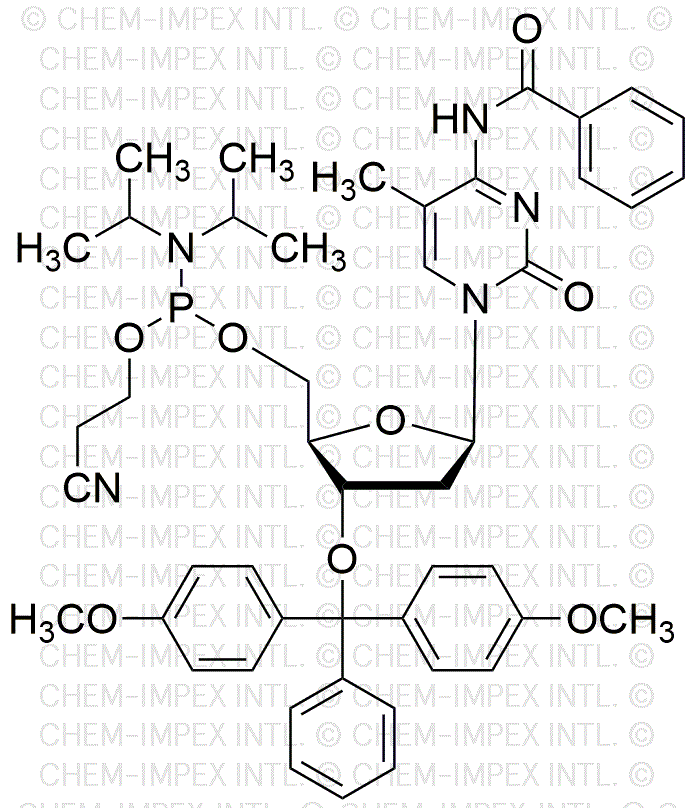 3'-O-(4, 4'-Dimethoxytrityl)-N4-benzoyl-5-methyl-2'-deoxycytidine-5'-cyanoethyl phosphoramidite