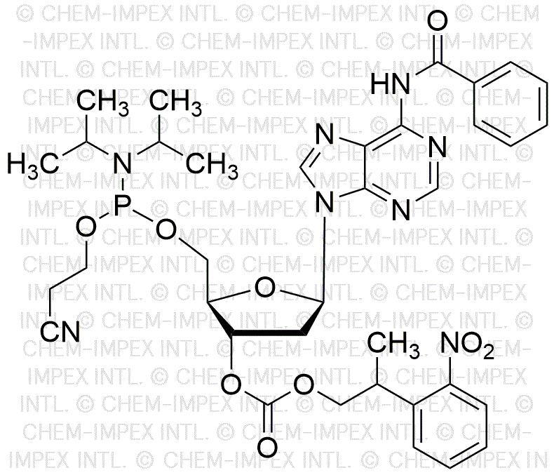 N6-Benzoil-3'-NPPOC-2'-desoxiadenosina-5'-cianoetil fosforamidita