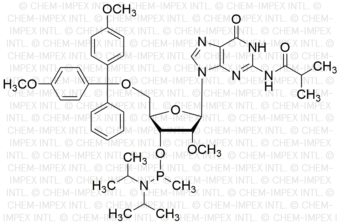 N2-Isobutiril-5'-O-(4,4'-dimetoxitritil)-2'-OMe-G-3'-O-[p-metil-(N,N-diisopropil)]fosforamidita