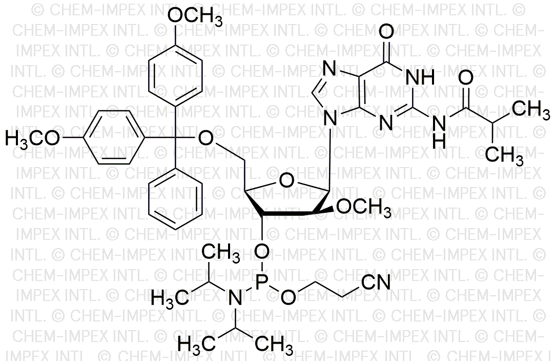 5'-O-(4, 4'-Dimethoxytrityl)-N2-isobutyryl-2'-O-methyl-arabinoguanosine-3'-cyanoethyl phosphoramidite