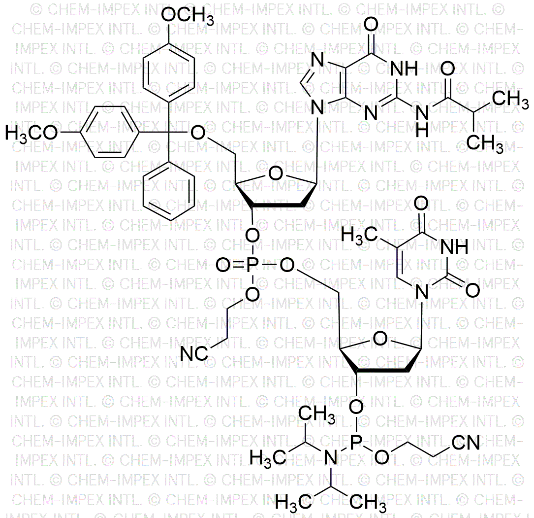 [5'-O-(4, 4'-Dimethoxytrityl)-2'-deoxyguanosine(isobutyryl)](pCyEt)[5-methyl-2'-deoxyuridine-3'-cyanoethyl phosphoramidite]