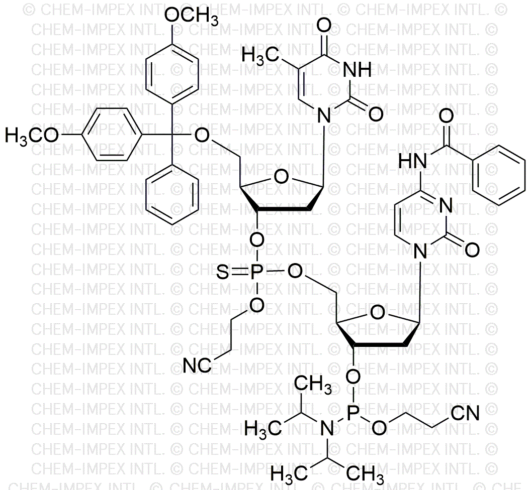 [5'-O-(4,4'-Dimethoxytrityl)-2'-dT]P-thio-pCyEt)[2'-dC(Bz)-3'-cyanoethyl phosphoramidite]