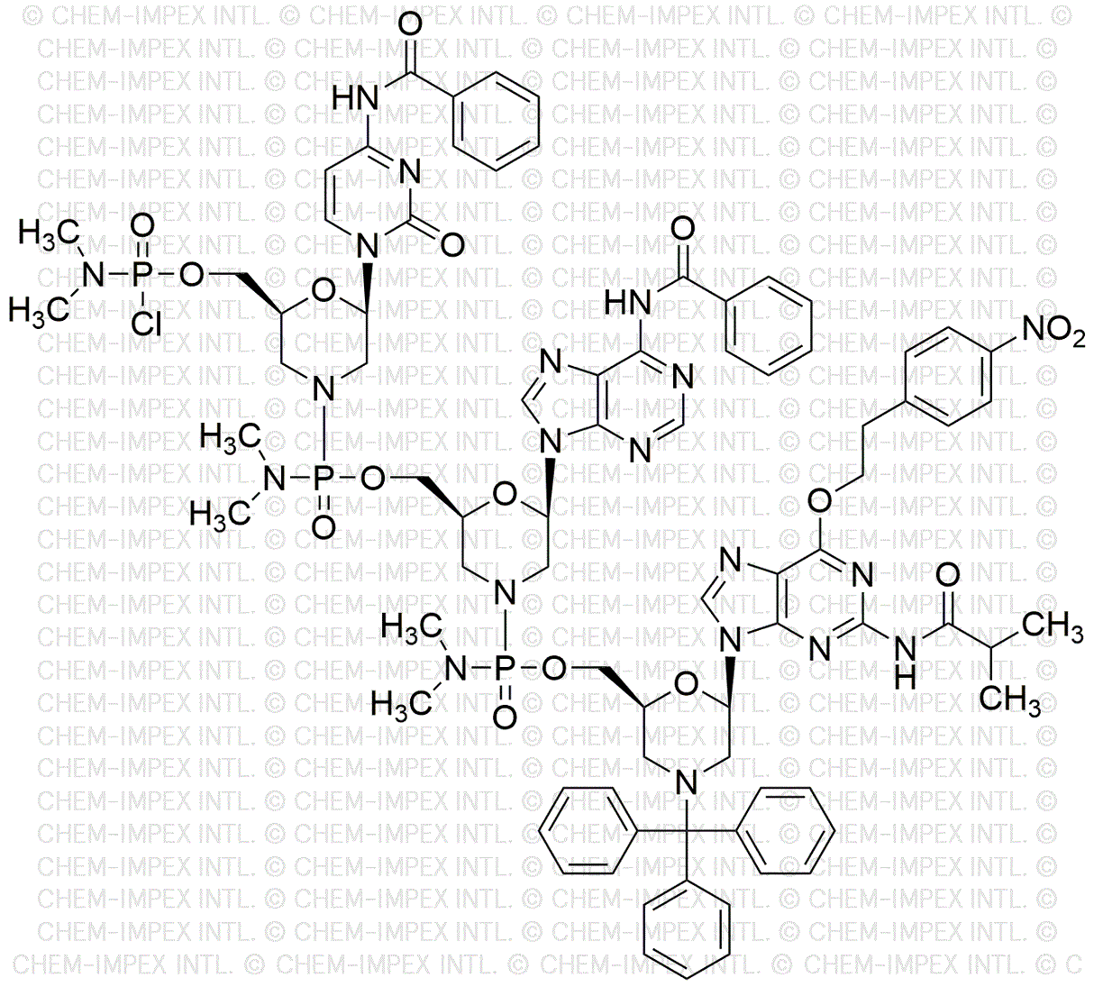 PMO-CAG trimer phosphoramidochloridate