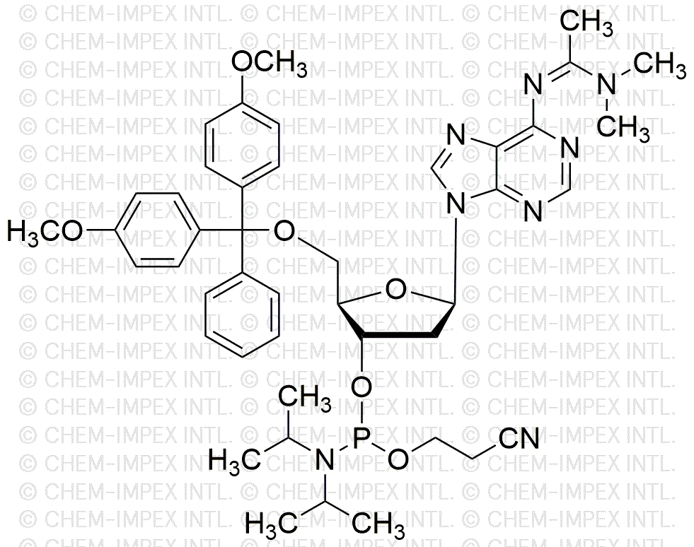 N6-Dimetilacetamidina-5'-O-DMT-2'-desoxiadenosina-3'-cianoetil fosforamidita