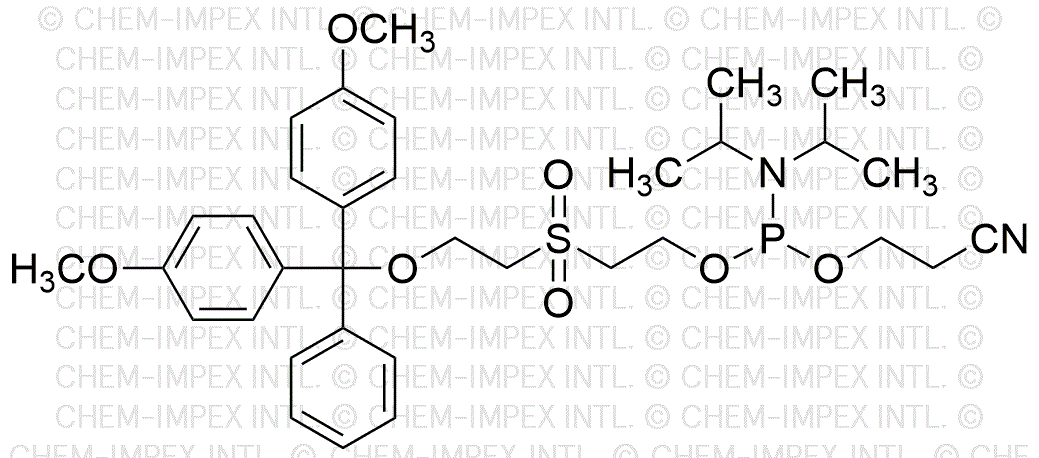 2-[2-(4, 4'-Dimethoxytrityloxy)ethylsulfonyl]ethyl-(2-cyanoethyl)-(N, N-diisopropyl) phosphoramidite