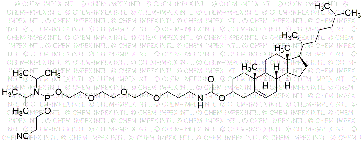 10-O-[1-Propyl-N3-carbamoylcholesteryl]-triethyleneglycol-1-[(2-cyanoethyl)-(N, N-diisopropyl)]phosphoramidite