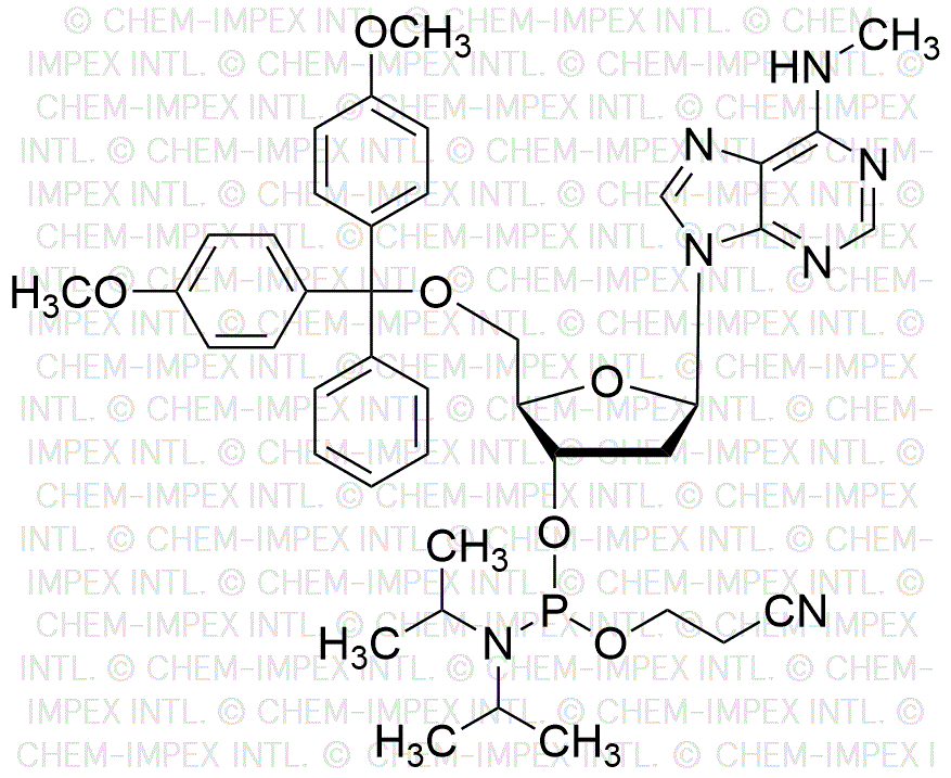 N6-Metil-5'-O-(4, 4'-dimetoxitritil)-2'-desoxiadenosina-3'-cianoetil fosforamidita