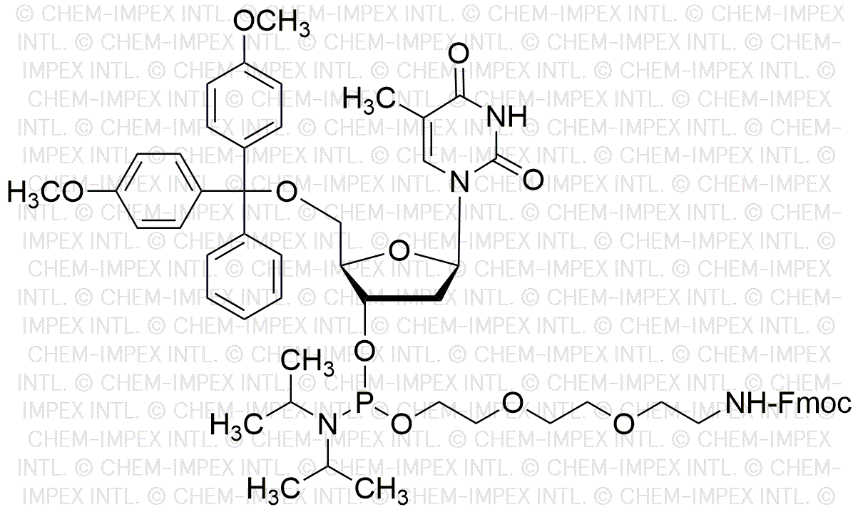 dT-PEG2-NH-Fmoc fosforamidita