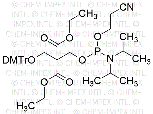 3-(4, 4'-Dimetoxitritiloxi)-2, 2-dicarboxietil]propil(2-cianoetil)(N, N-diisopropil)fosforamidita