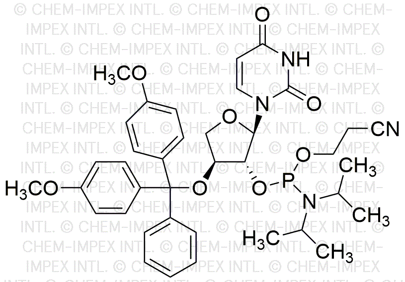 3'-O-(4, 4'-diméthoxytrityl)-α-L-thréofuranosyl-uridine-2'-cyanoéthyl phosphoramidite