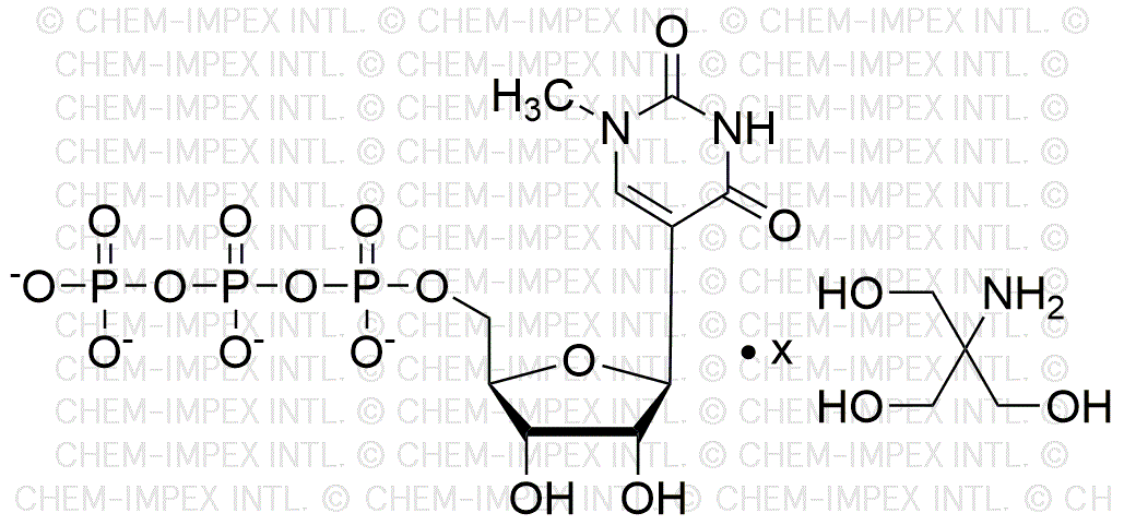 1-N-Methyl-pseudouridine 5'- triphosphate, 200mM tris salt solution