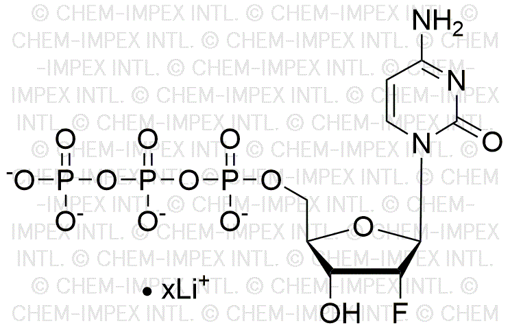 Solución de sal de litio de 2'-fluoro-2'-desoxicitidina-5'-trifosfato