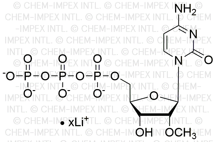 Solution de sel de lithium de 2'-O-méthyl-cytidine-5'-triphosphate