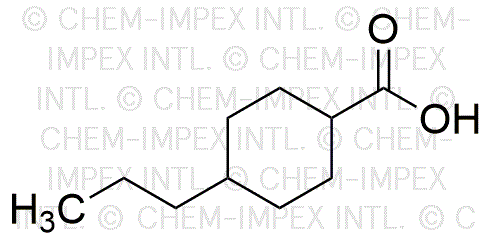 Ácido 4-propilciclohexanocarboxílico (mezcla cis y trans)