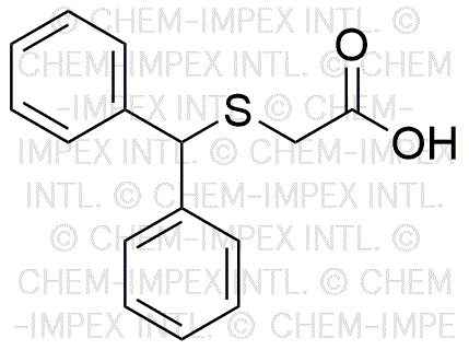 (Benzhydrylthio)acetic acid