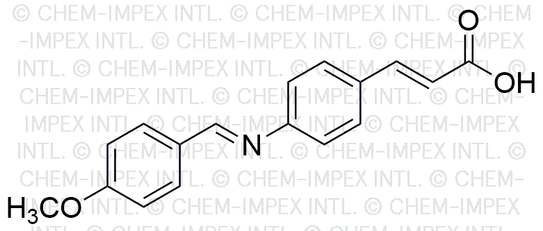 Ácido 4-[(4-metoxibencilideno)amino]cinámico